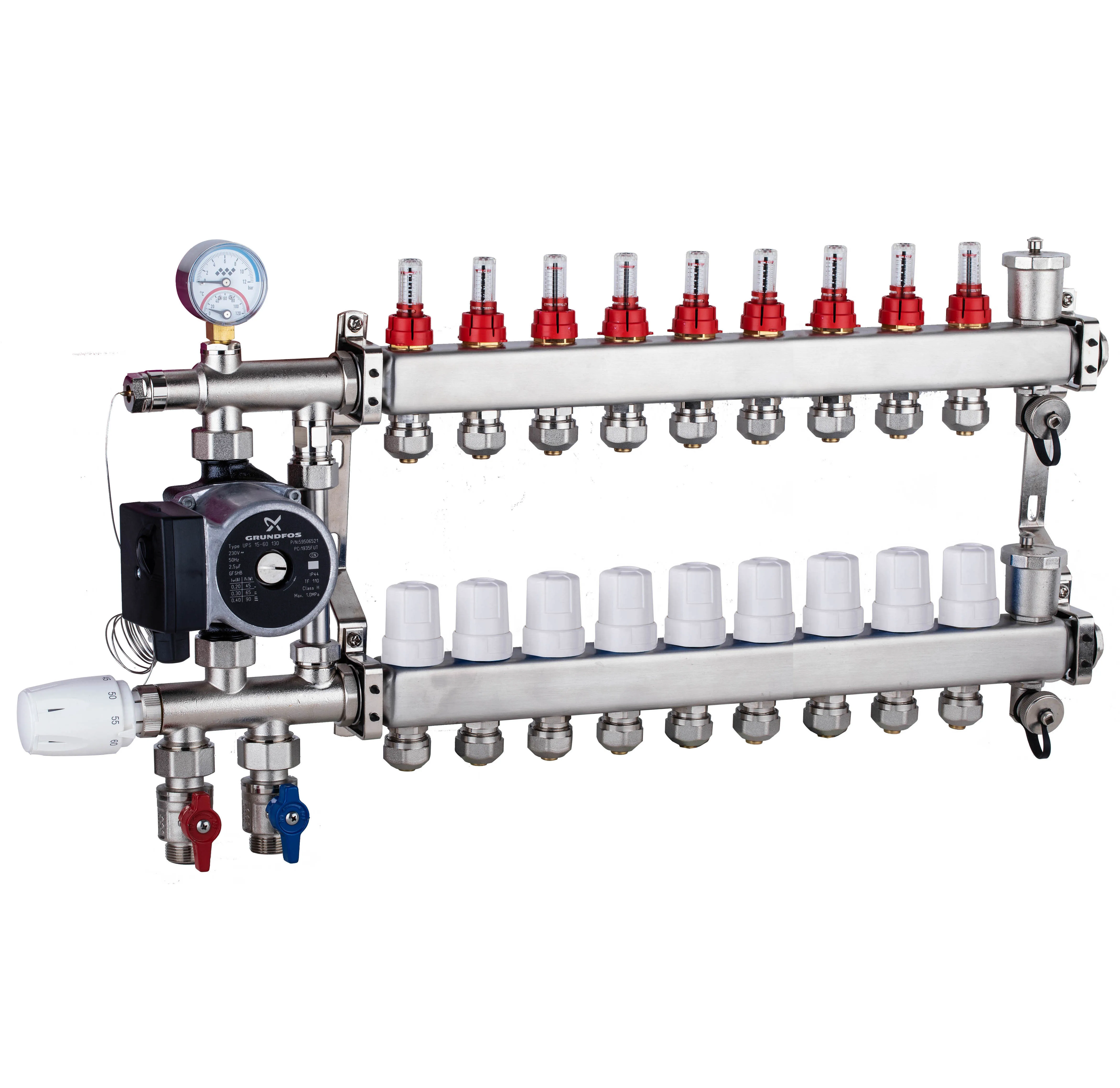 Actuator floor heating floor Central heating system pump kit