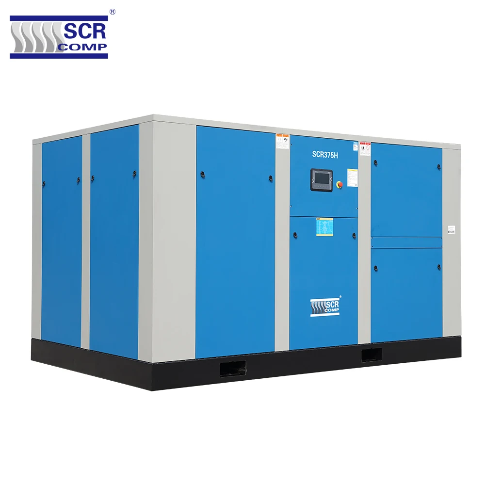 280kw 375hp Two Stage Air Compressor 7bar Two Stage Screw Compressor (SCR375H)