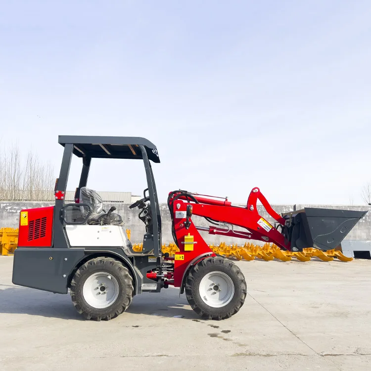 Sale Chinese diesel loader 0.8 ton 1.0 ton zl 08 zl 10 tractor front loader with optional attachments