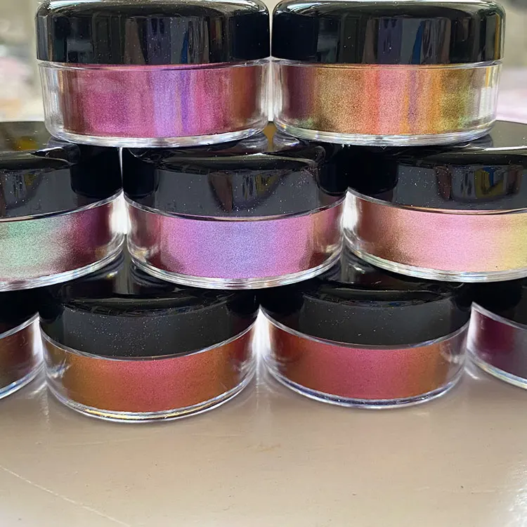 Brand Mcess FREE SAMPLES Multichrome Duochrome Eyeshadow Rose Gold Pigment for Makeup Art