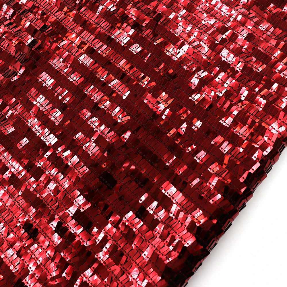 Special bead mesh embroidered sequin fabric color custom for evening wear fabric