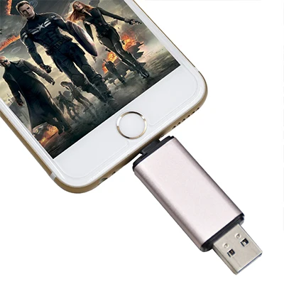 Флеш-накопитель TOPDISK 2021 ID103 Dual OTG USB3.0 для iPhone и iPad, флеш-накопитель 256 ГБ