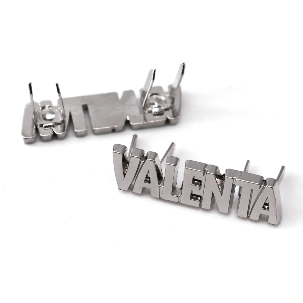 Wholesale Factory Competitive Price High Quality Engraved Logo Metal Garment Labels Tags for Jeans