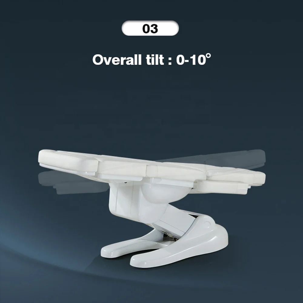 Kangmei Modern Luxury Beauty Spa Cosmetic 4 Electric Motors Treatment Massage Table Eyelash Bed Podiatry Tattoo Facial Chair