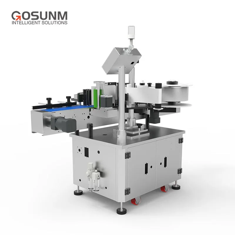 Professional Machinery Manufacturer Gosunm 10 ml bottle filling capping and sticker labeling machine manufacturer
