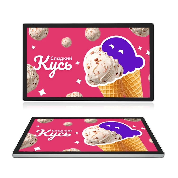43 inch Wall Mount Touch Monitor Display Signage Indoor Advertising Wall Screen for Ads Playing