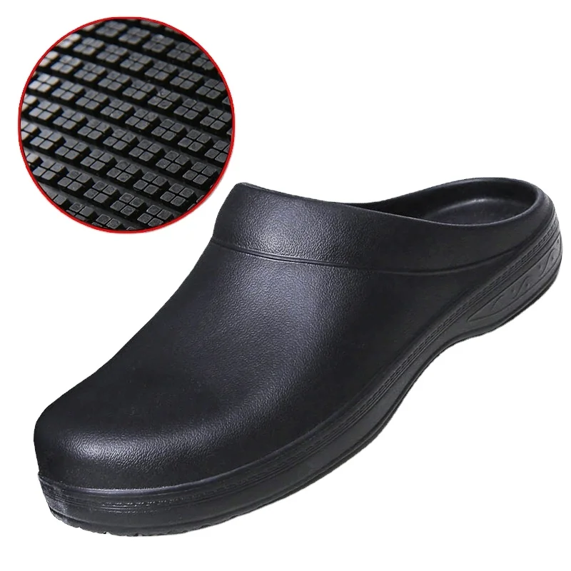 Fashion Customizable Hotel Nurse Chef Clog Kickers Shoes With Rubber Sole Man Nurs Shoe