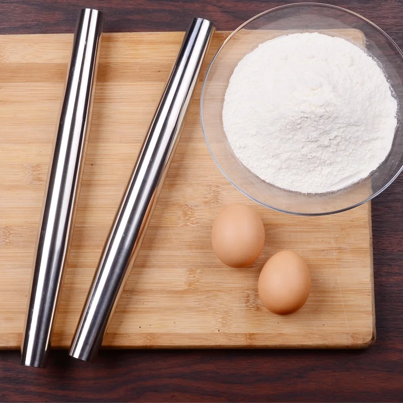 Нержавеющая сталь Французский миксер для теста Кондитерские скалка для печенья пиццы