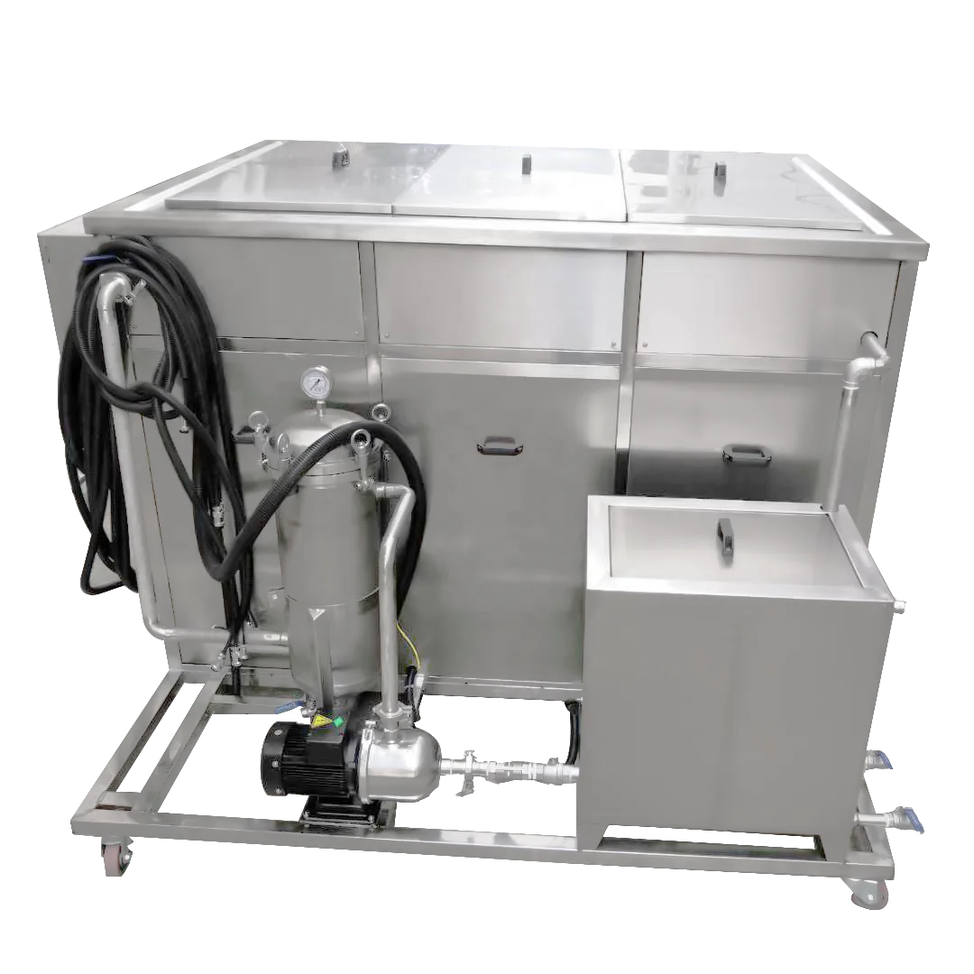 industrial ultrasonic vessel engine parts cleaning machine for oil degreasing and rust removal