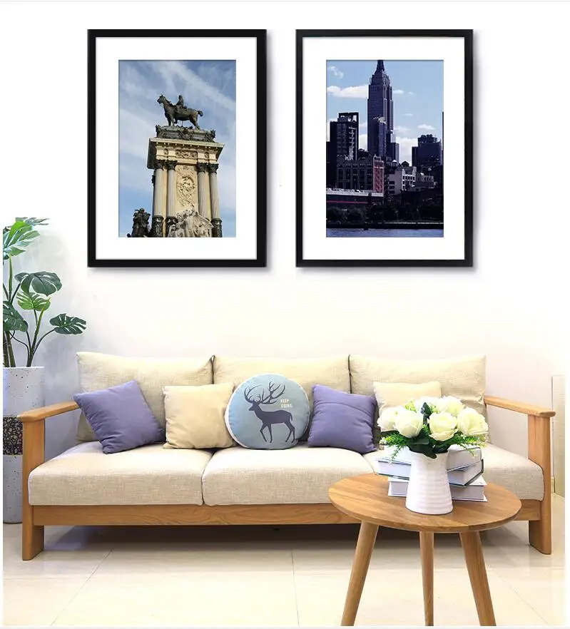 Wooden Photo Frame Selling with Best Price Pine Wood Frame Wood Frame for Wall Decoration Customize Logo Size And Color