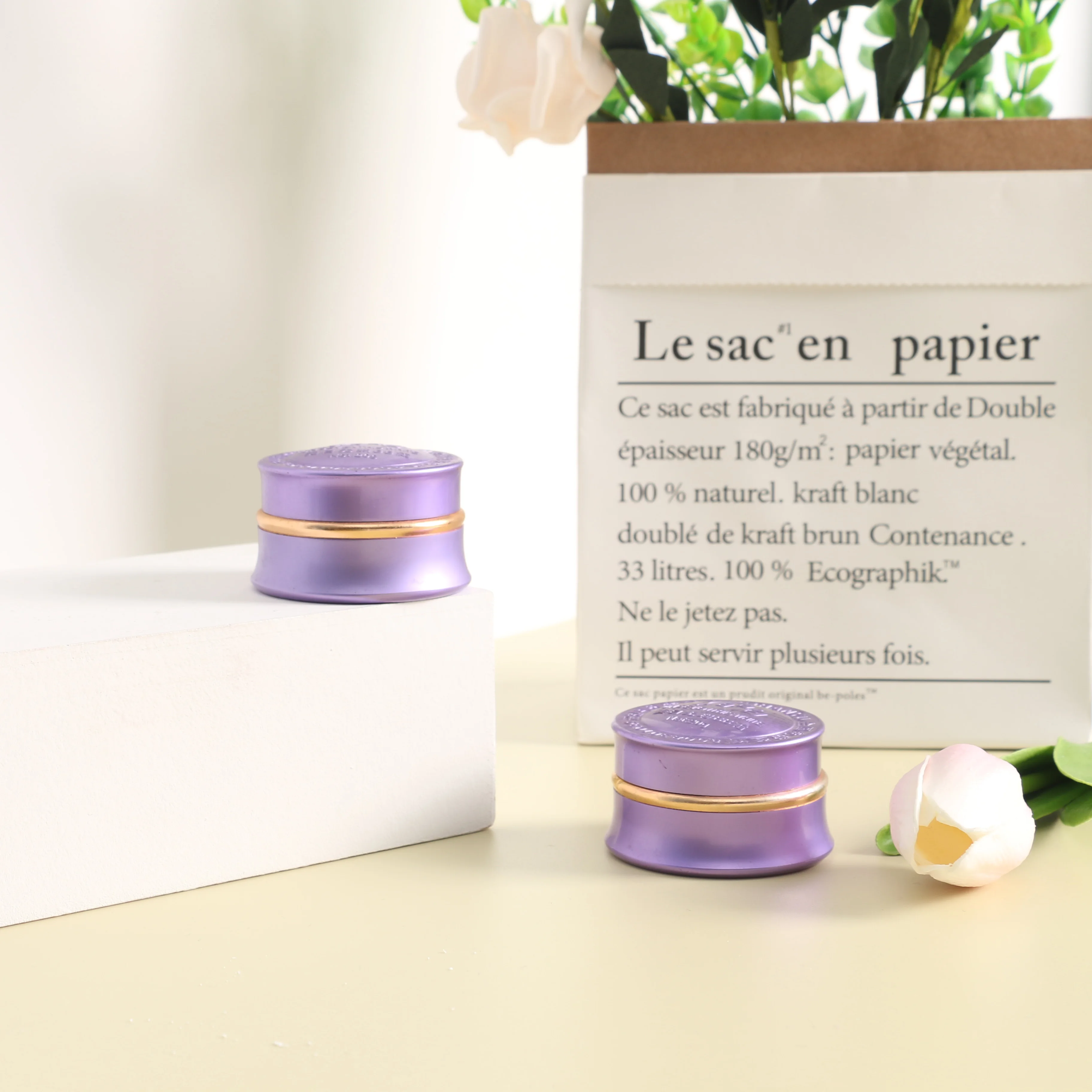 Cosmetic Jars Wholesale Big 0.5 Ounces 0.5oz 1.7 oz 2 oz 10 oz 16 oz 17oz 18 oz 20 oz 1000ml Frosted White Chrome Square Cap