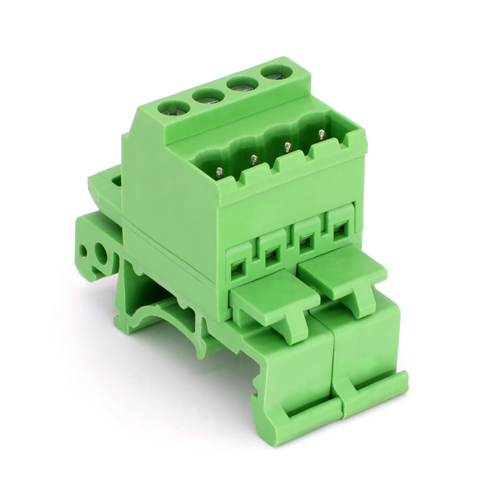 YR3230-508 5.08mm pitch wire to wire terminal connector din rail mounted pluggable terminal block