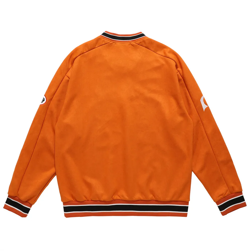 Oem Sportswear Letter Patch V-Neck Long-Sleeved Tshirts Custom Logo Sports Casual T-Shirts Embroidery Cotton Bottoming Shirts