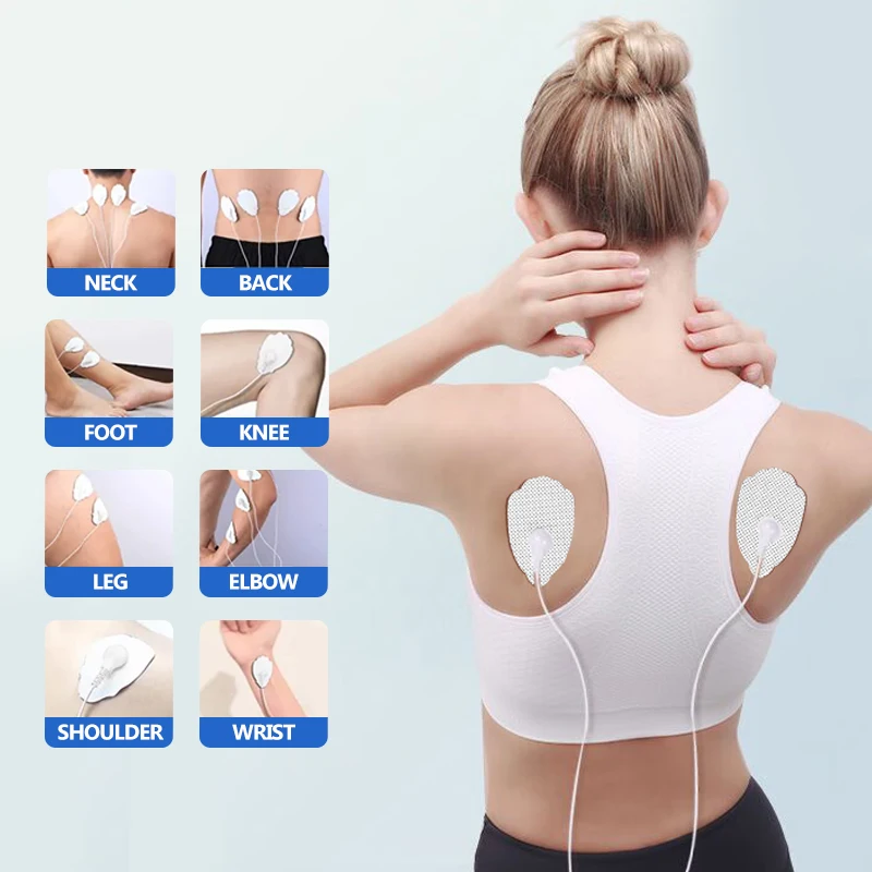Electric EMS Muscle Stimulator Body Massage Digital Therapy Slimming Machine Electrostimulator Tens Device Physical therapy