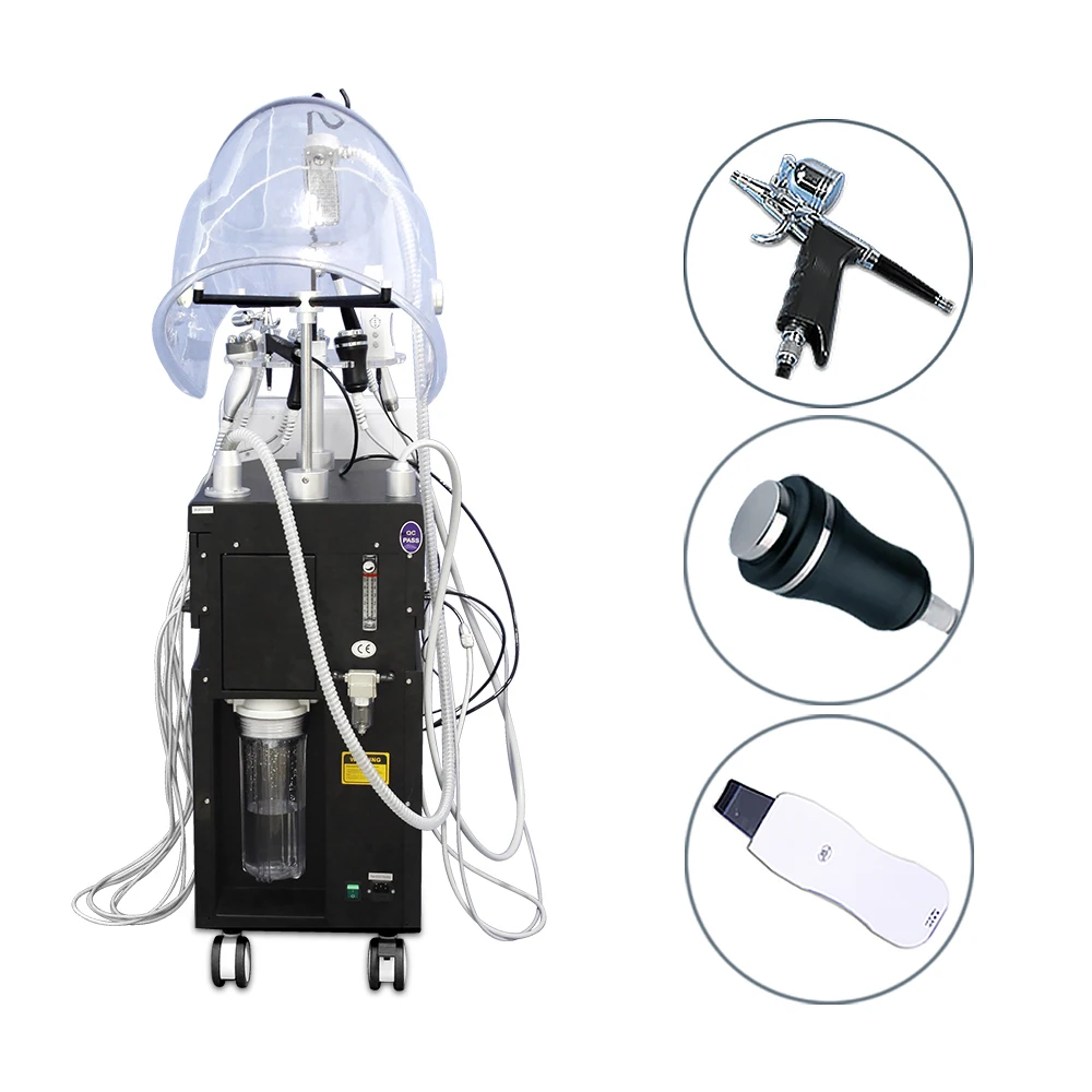Hydra skin cleaning facial pure Oxygen Dermabrasion Beauty facial Equipment