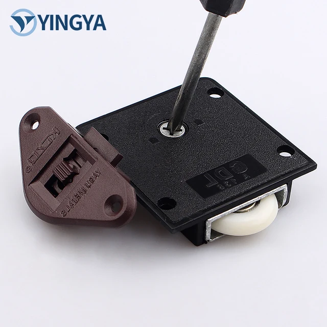 Mute Pulleys for Wardrobe Push-Pull Sliding Door Wooden Cabinet Door Track Wheel Hardware Accessories