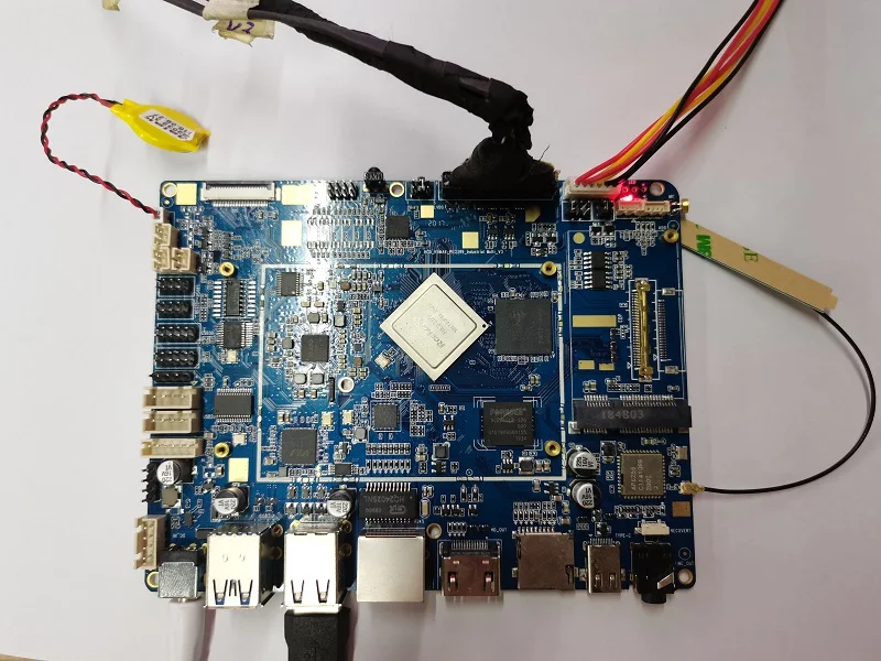 RK3399 Android 10 Mainboard With 8 USB, RS232, RS485 For Self Kiosk Vending Machine