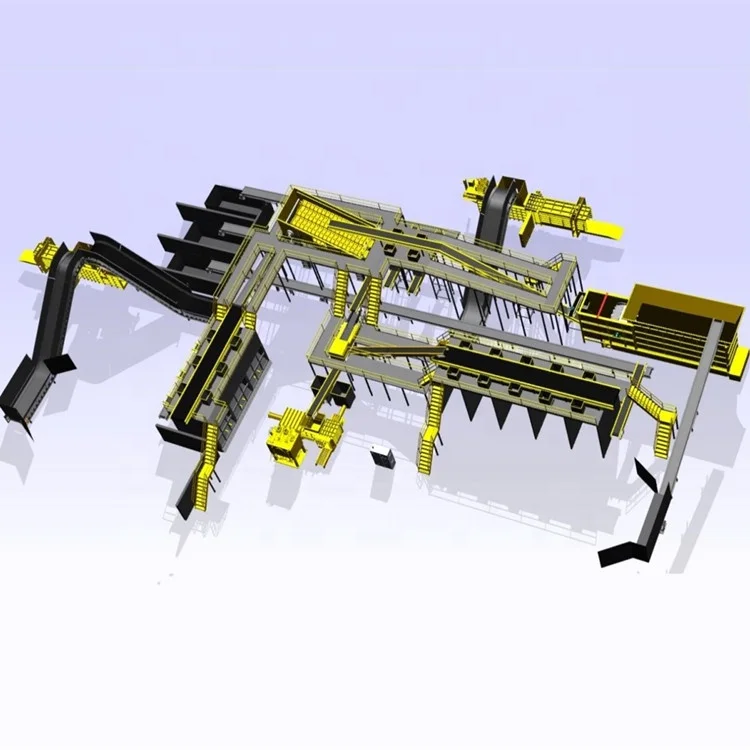 MSW city garbage sorting recycling plan/City waste sorting line Solid waste recovery,Solid waste sorting