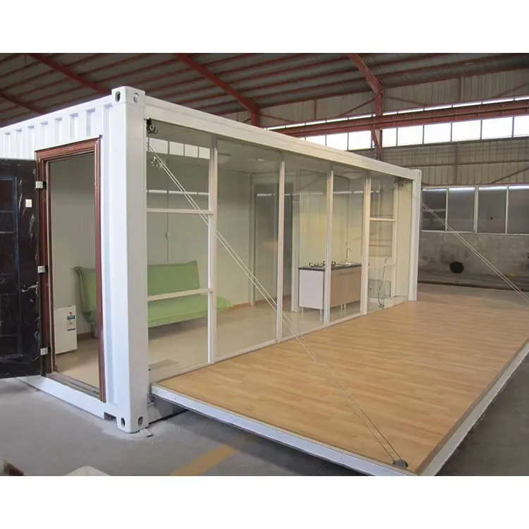 Large Prefab EPS House with Three Layers for Home or Bathroom Construction Site Dormitory Container House