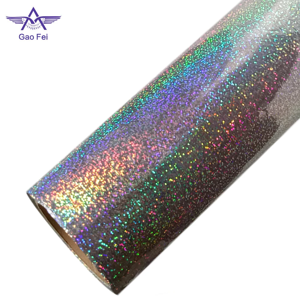 pillar rainbow custom pattern printable metalized hologram film for paper thermal and wet lamination holographic film laser film