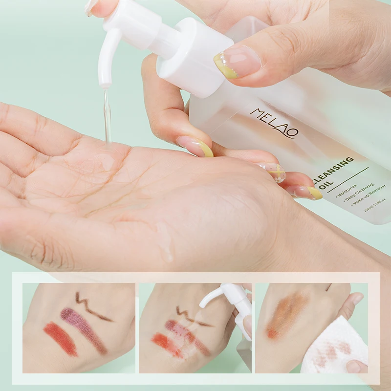 Customised Private Label Makeup Cleansing Oil Deep Clean Pores To Reduce Pimples Blackheads And Breakouts Speedy Cleansing Oil