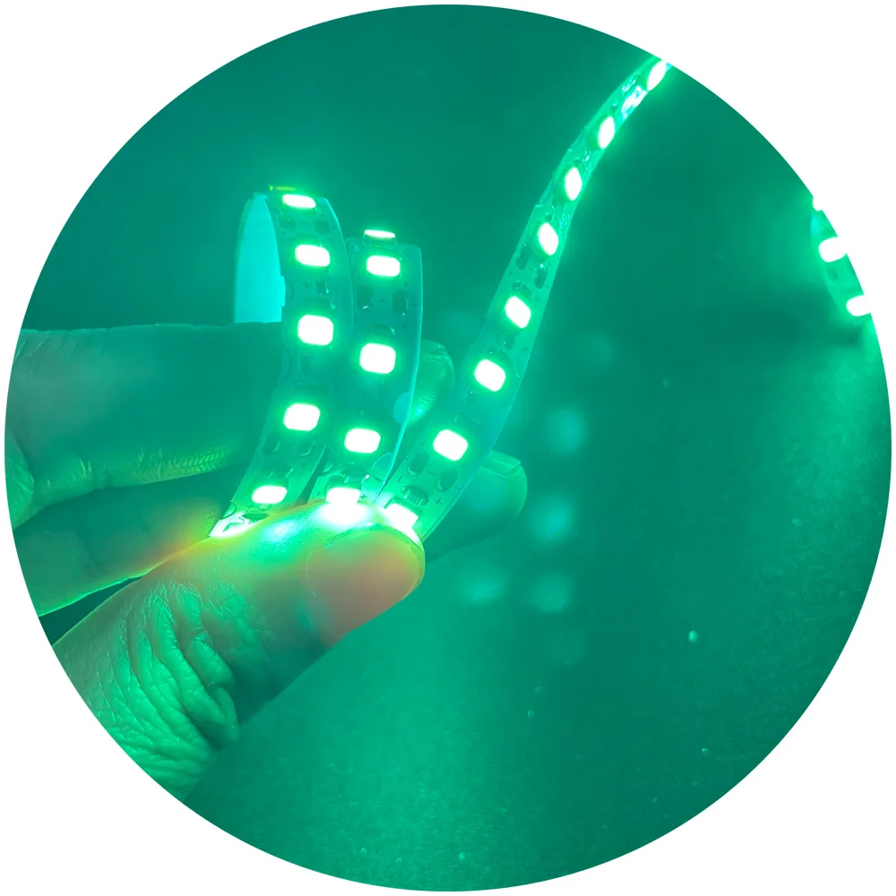zigzag smd2835 120leds/m DC12V 1cm 10mm cuttable 15 single color work with split separently neon s type led strips 2 gen