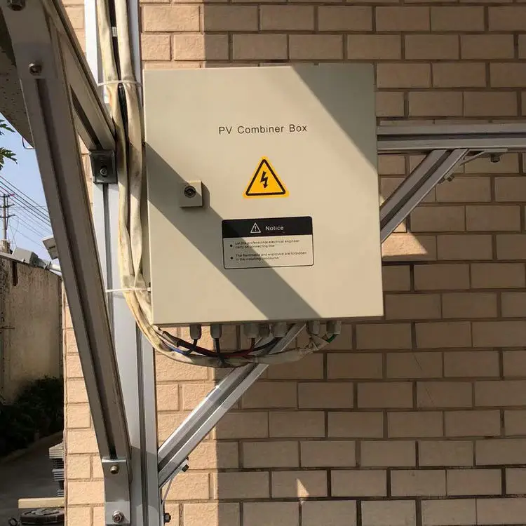 Pv DC Combiner Box for  10kw Solar Power  System 4 Strings
