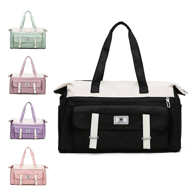 New Arrivals Customization Waterproof Short Journey Duffel Bags Multi-colors Fashion Unisex Style Zipper Sports Gym Bags