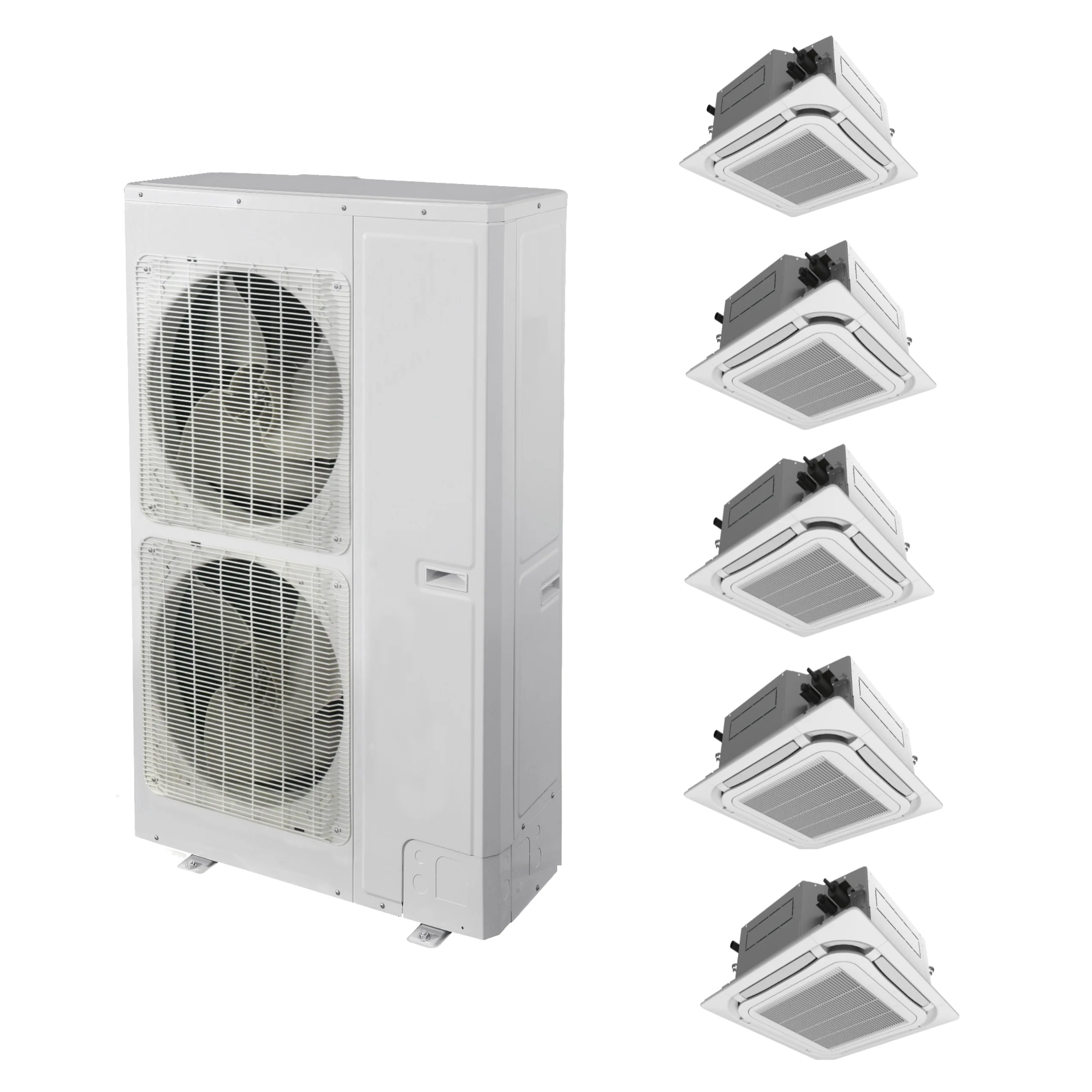 High Performance 5 Zones 8 Way Cassette Type Fan Coil Unit For Vrf Air Conditioner