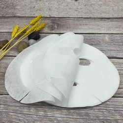 50gsm 100% Pure Cotton Fabric Organic Makeup Skin Care Dry Face Mask Sheet Natural Degradability Facial Face Mask