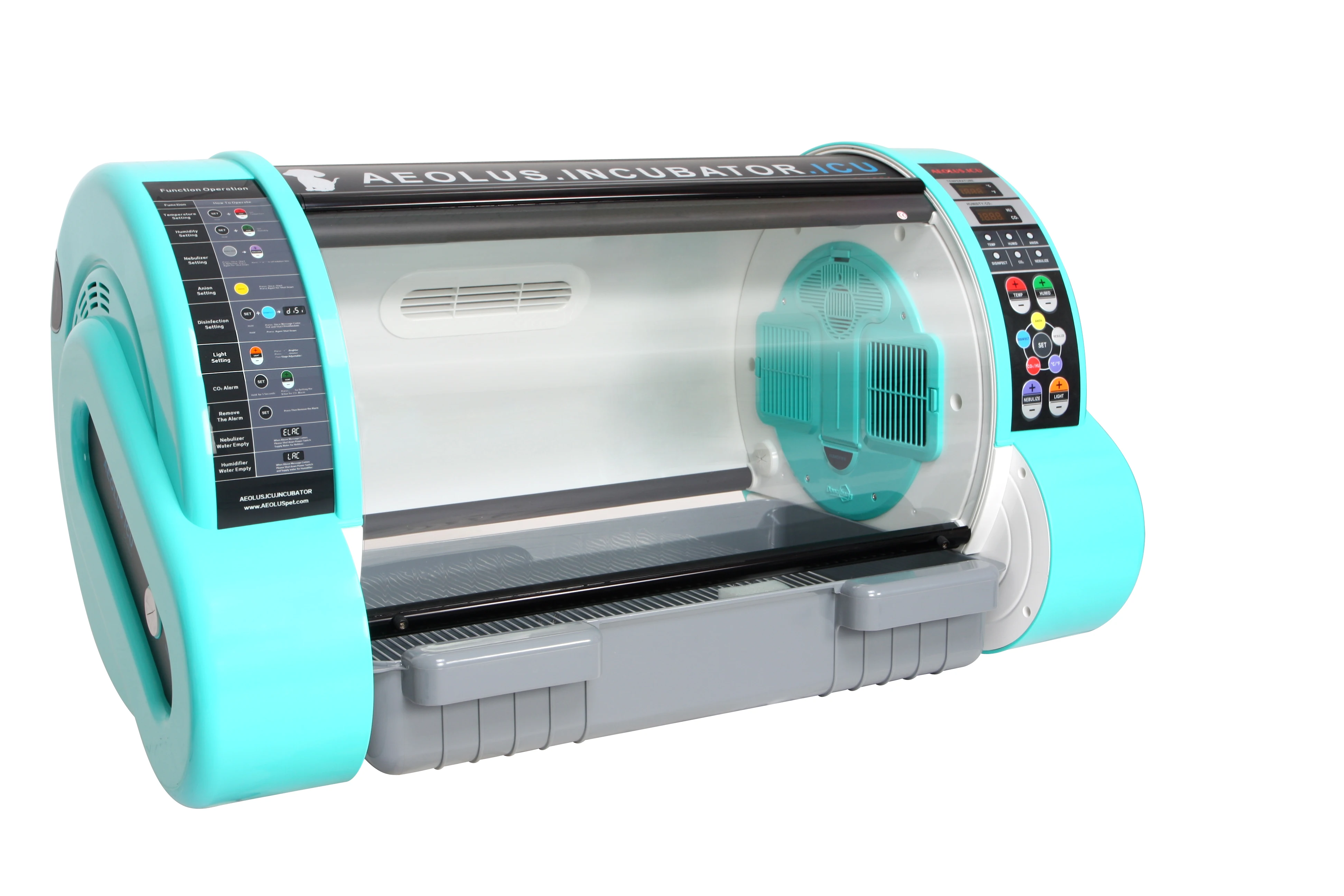 UC-1801 Pet Incubator Veterinary Equipment Pet Incubator Dog with Built-in Atomizer