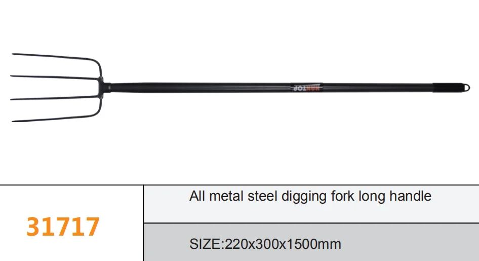 
76312 Hantop Full forged fork 5 prongs with fiberglass handle 