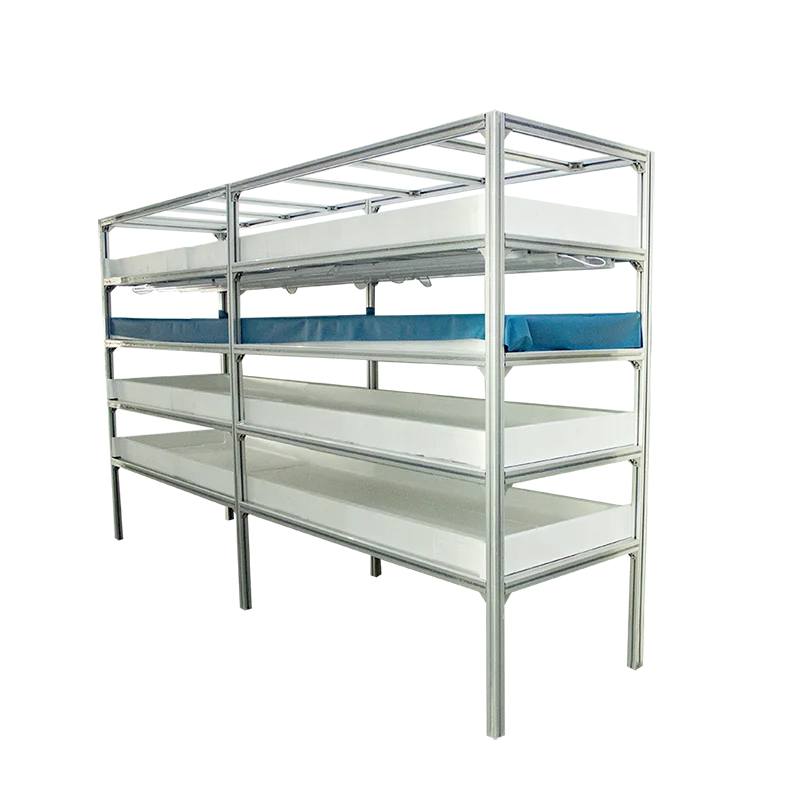 Agriculture Vertical Farming Aquaponics System For Fish And Vegetable Plant Nursery Rack aquaponics  growing system
