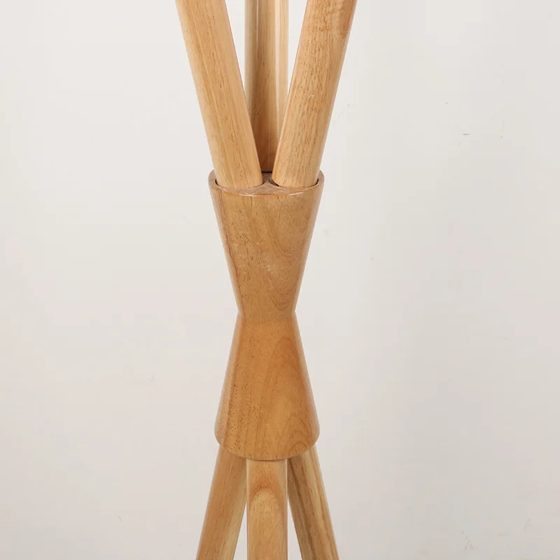 vertical clothes stand simple solid wood floor clothes hanger household bedroom simple clothes hanger