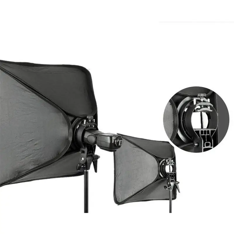 
photo studio accessories godox 60*60cm Portable Foldable Softbox with S Type Bracket Holder for Studio Speedlight 