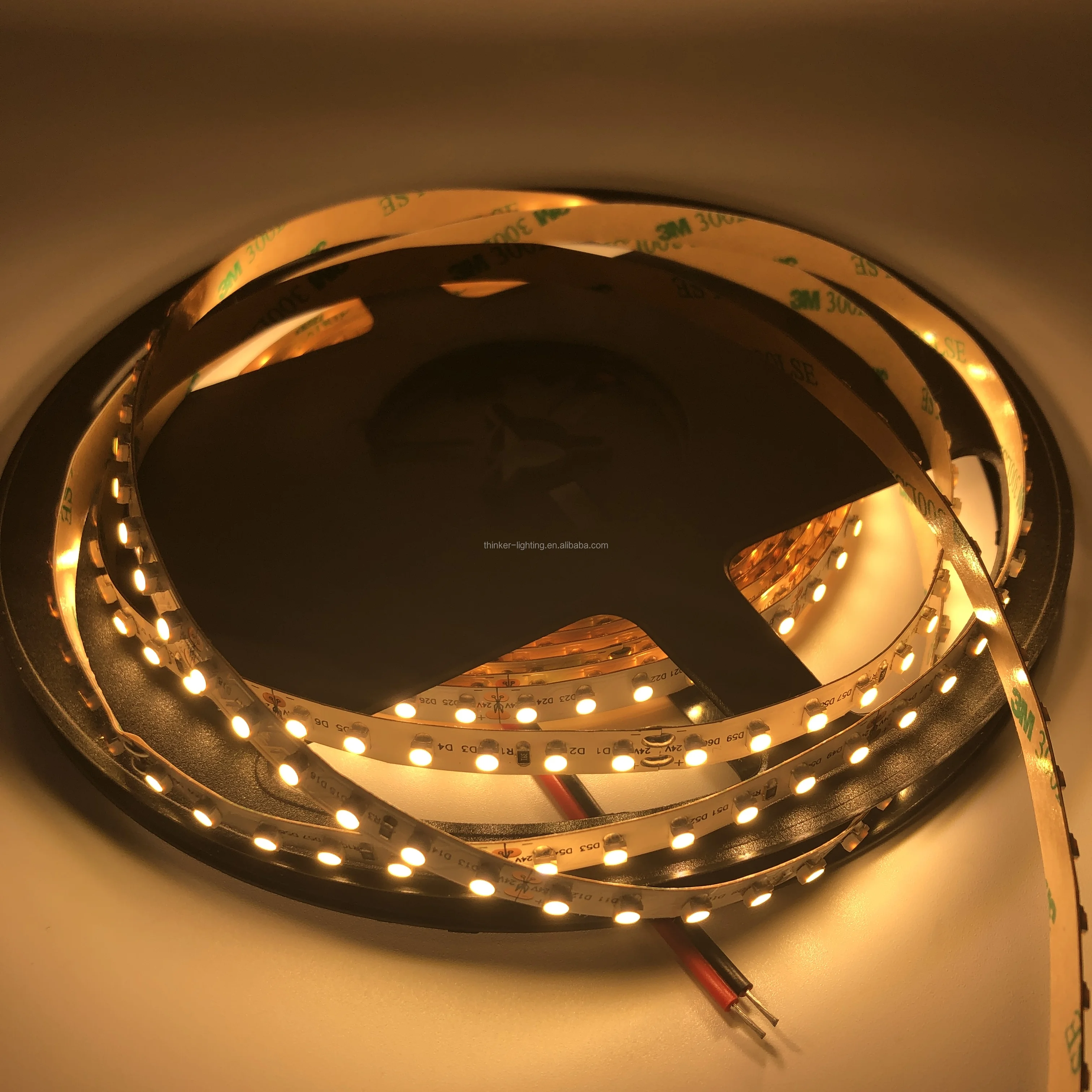 Best Price IP20 5mm PCB High Lumen LED Strip Light DC12V 24V 48W SMD 3528 Flexible LED Strip Light