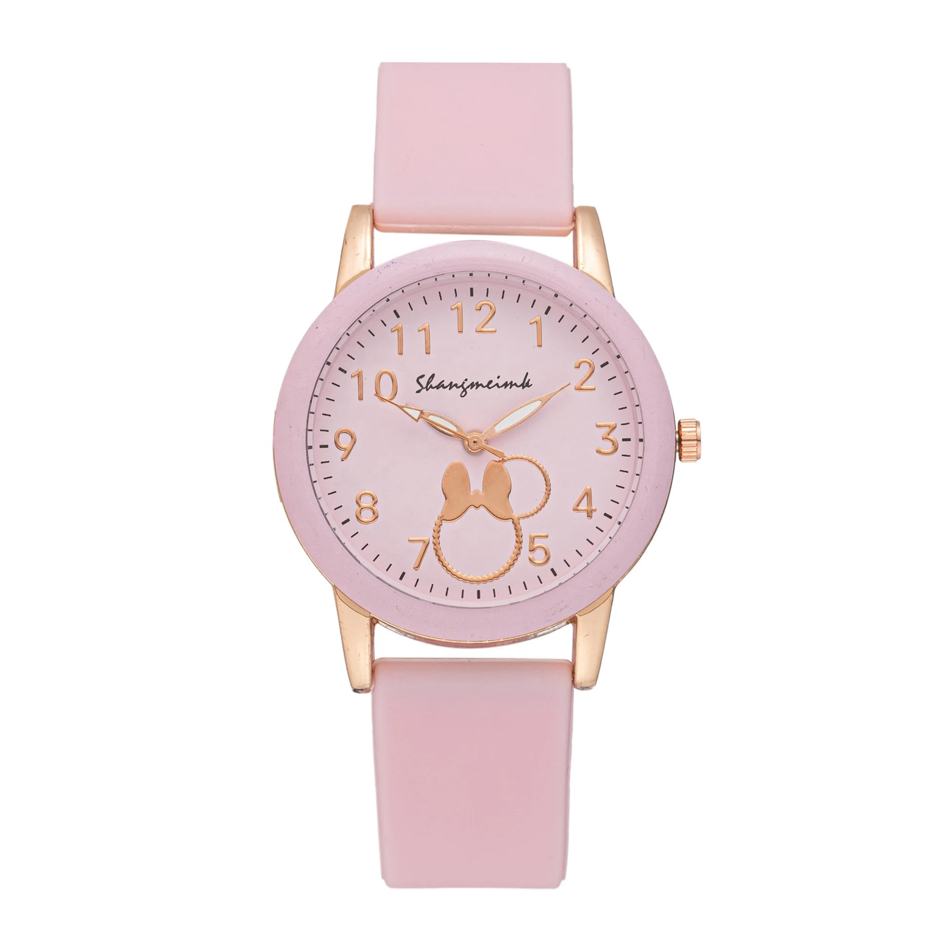 Детские часы с радужным иризированным рисунком