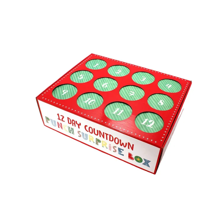 Custom Holiday Party Christmas Beer Advent Calendar Box 12 Days