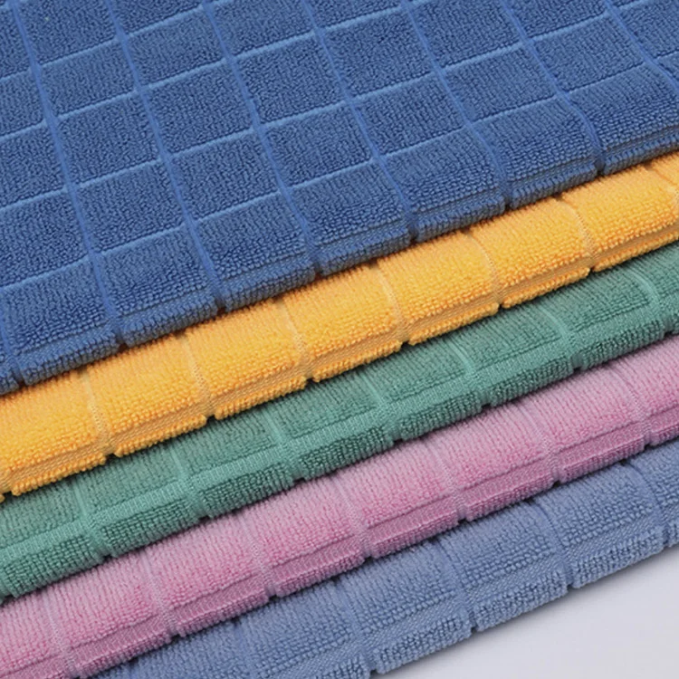 Polyester Brocade Warp Knitted Large Water Absorbent Microfiber Terry Cloth Fabric