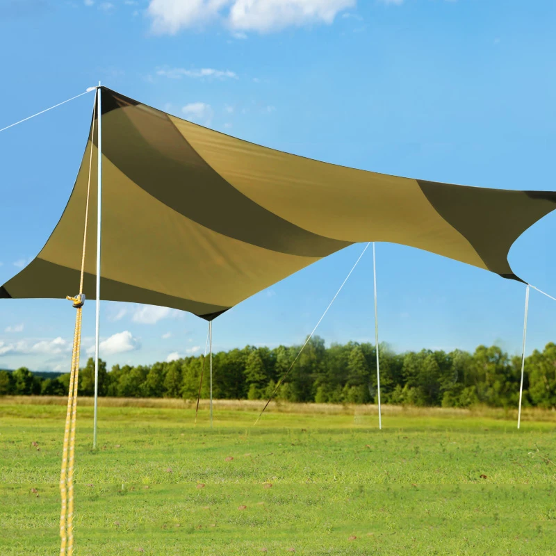 
Multifunction Sun Shade Sail Outdoor Camping Waterproof Awnings beach Canopy Tents 