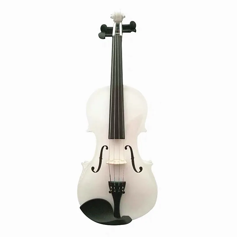Wholesale cheap white violin kid 4/4