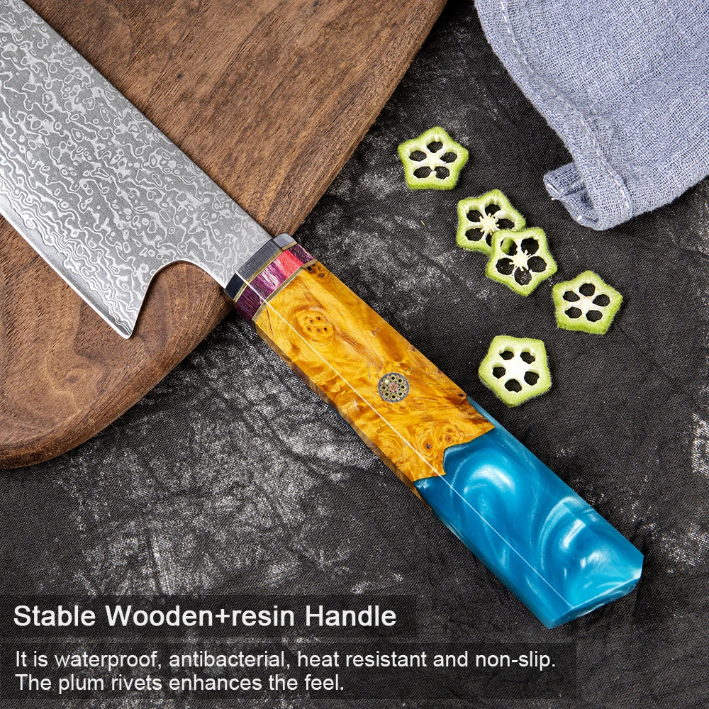 Damascus Kitchen knives Japanese Professional Kiritsuke Chef knife Cleaver Factory supplier knives wholesale