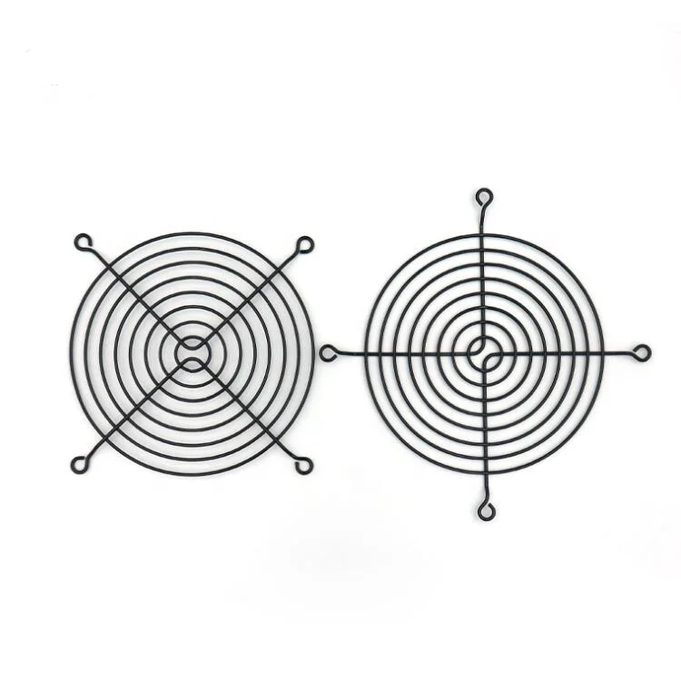 
120mm Black Metal Fan Guard Metal Fan Fliter for 120x120x25mm 120X120X38mm AC/DC/EC Cooling Fan 