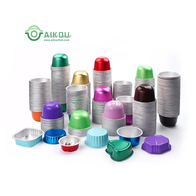 New Raw Materials Tin Foil Container Diameter 71mm Height 26mm Empty Aluminum Can With Easy Open Lids