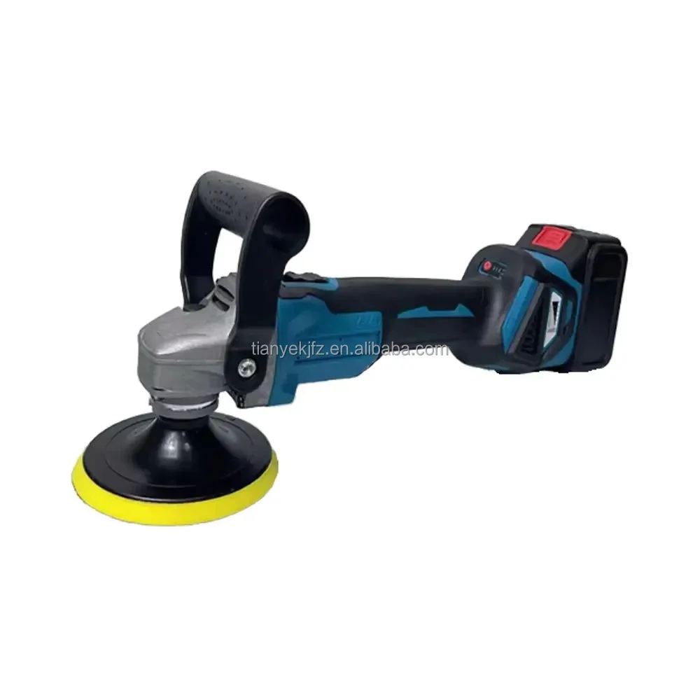 Rechargeable angle grinder brushless wireless dual action car polish machine electric shine mate flex battery car buffer