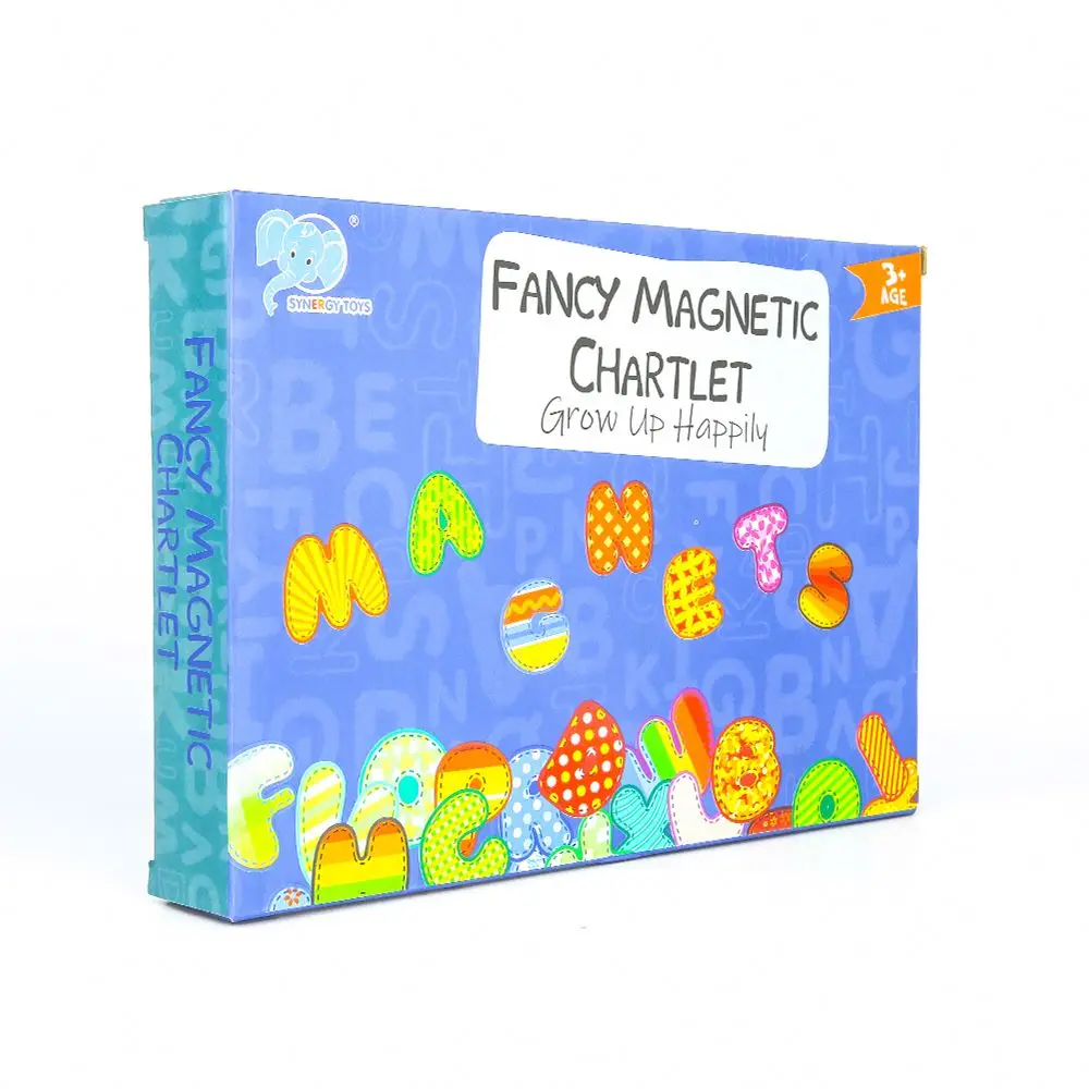 Magnetic colorful letter alphabet learning abc jigsaw puzzle 26 pack