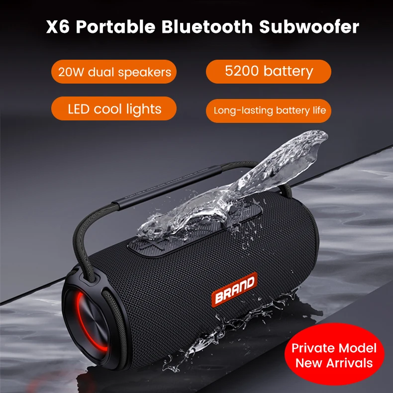 Топ продаж мини небольшой портативный водонепроницаемый для IPX6 boombox оригинальный наружный динамик