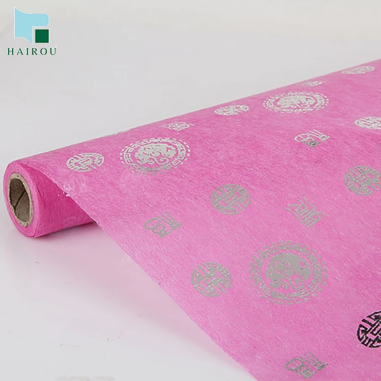 
Custom Gift Tissue Wrapping Paper Roll Paper Non Woven Decorative Paper Screen Printing Virgin Mixed Pulp 