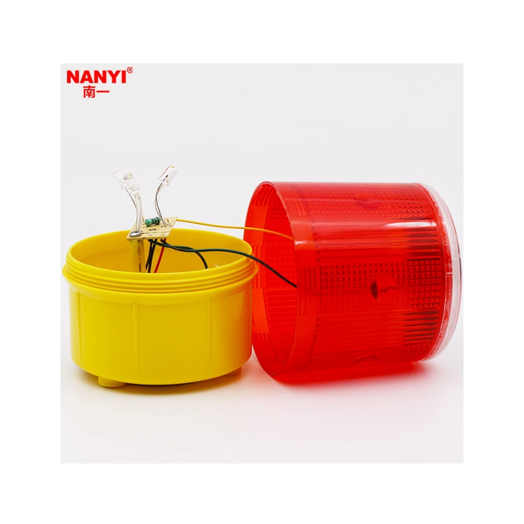 Hot Selling Good Quality Construction Site Warning Light Sidewalk Solar Warning Light