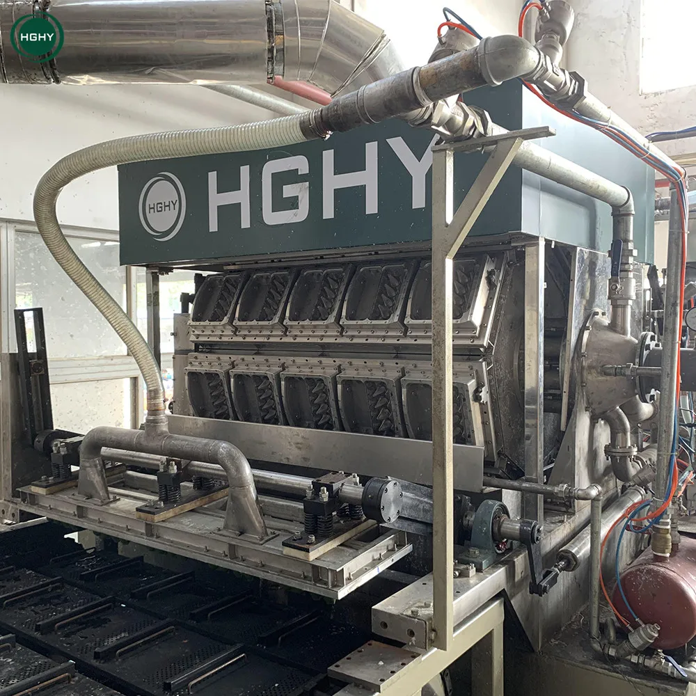 Paper Pulp Molding Egg Carton Production Line Dry Pressed Molded Box Equipment Fully Automatic Pulp Molding Egg Carton Machine